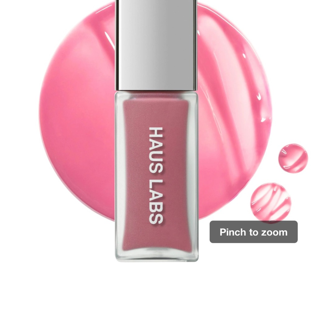 Brand New in Box by Haus Labs By Lady Gaga Vibrant Pink Lip Gloss in Macaron